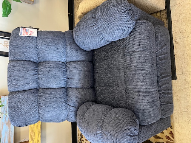 Blue Rocker Recliner