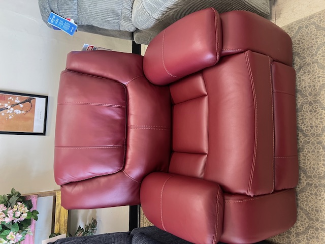 Red Glider Recliner