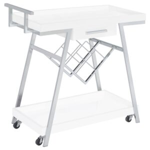 Bar Cart White